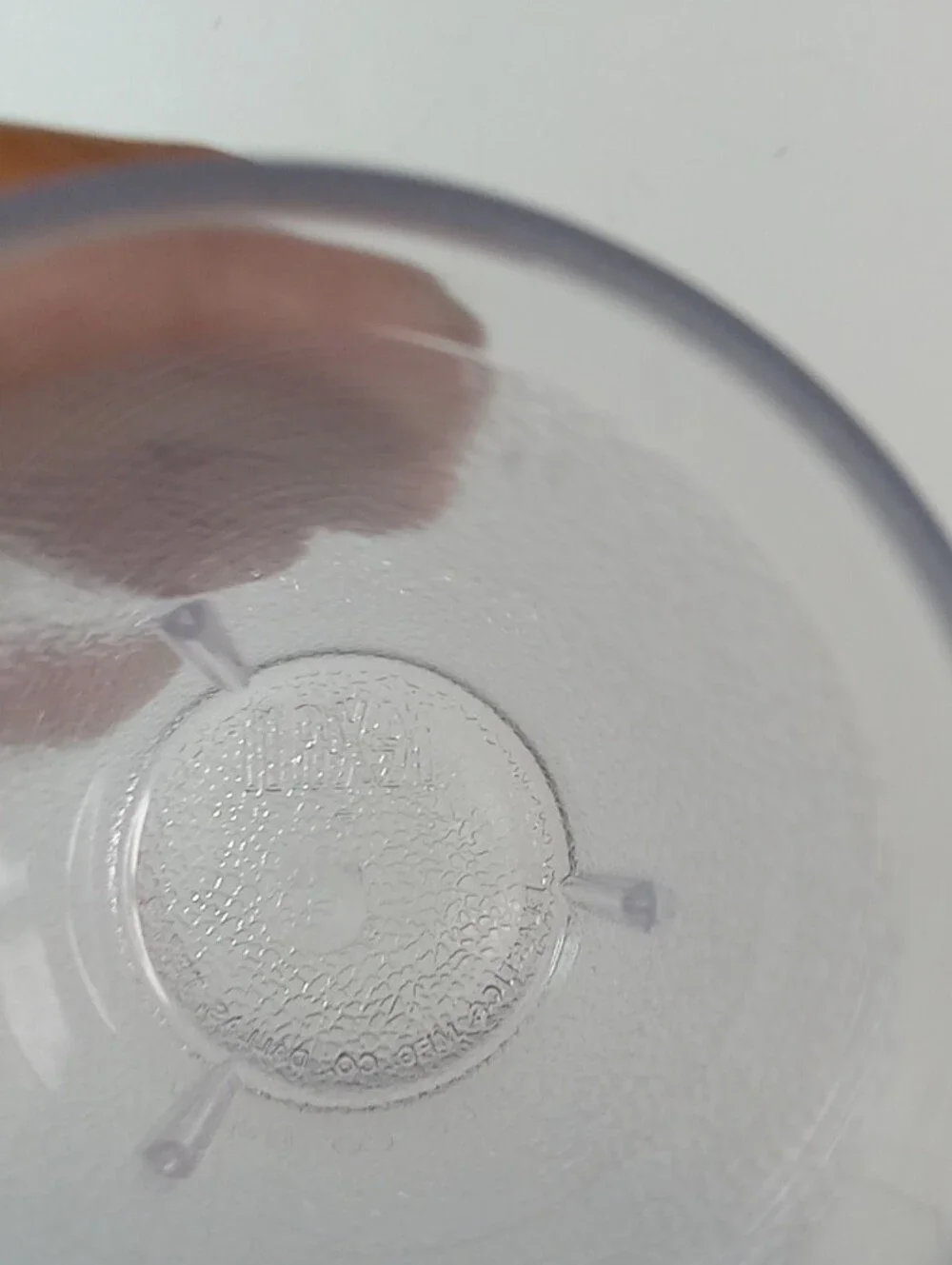 Vintage Texan Clear Pebble Textured Plastic Drinking Tumblers - Set of 10